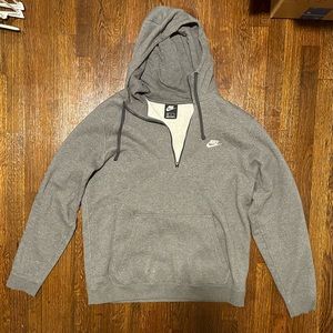 Men’s Nike Quarter Zip Fleece Hoodie - XL